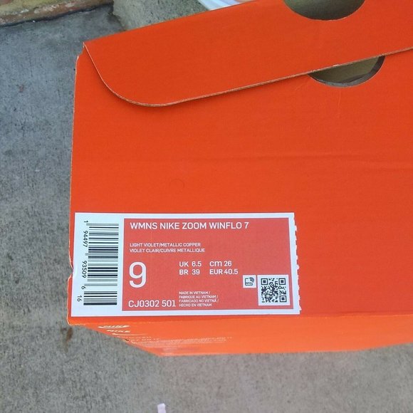 Womans nike zoom winflo 7 running shoes size 9 US - Picture 5 of 5